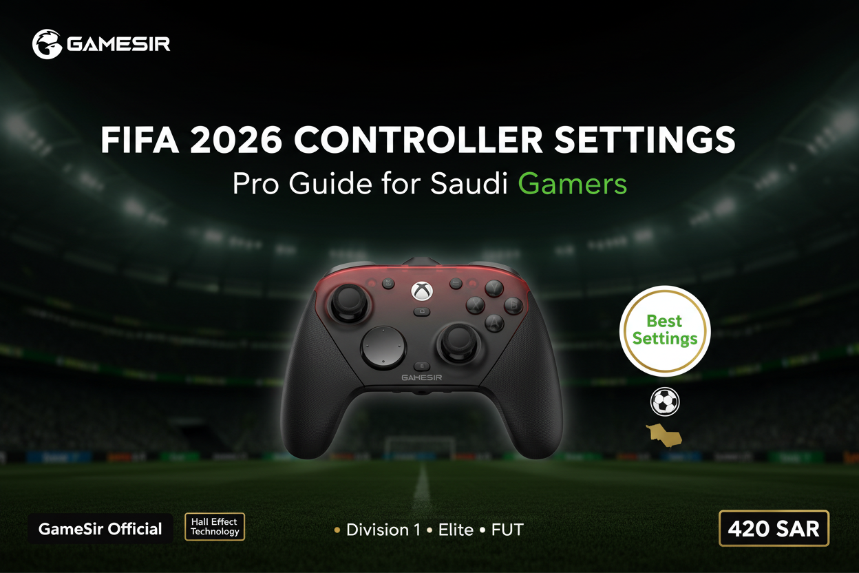 GameSir G7 Pro controller - best FIFA 2026 settings guide for Saudi gamers, Division 1 Elite configurations, Hall Effect technology